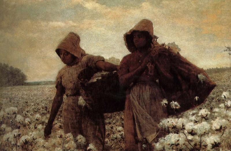 Mining women s cotton, Winslow Homer